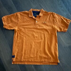Orvis Men's signature Orange Polo Shirt XL-Tall